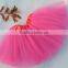 Stock wholesale 3layer girls hot pink puffy halloween fashion basic tutu