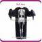 Adult Kids Ghost Skull Skeleton Scream Mask Robe Gloves Halloween Costume