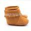 Wholesale moccasins shoes rubber sole baby boots