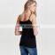 white black camisoles for women narrow shoulder straps slim lace tank tops