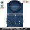 2016 high quality men blue denim shirt