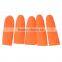 100Pcs/Pack Orange Thick Silicone Finger Cots
