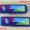 Curtom logo print transparent colorful plastic pencil case pen boxes