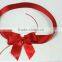 Low price hotsell black elastic tied satin ribbon bow