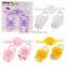 9 Pairs Baby Toddler Girl Flower Headbands & Barefoot Sock Sandal Shoes