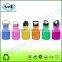 Travel protable collapsible silicone bottle with various lids