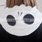 Black and white panda design style fleece woman nightwear sleepwear with button