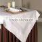 Hotel White Banquet Wedding Cotton Table Cloth