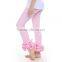 2015 girls' solid color ruffle pants