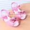 B21376A Girl Summer Sandals Cute Bowknot Slip Sandals