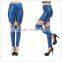 European women's Mermaid sexy glossy Leggings metal clip Suspension Leggings