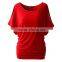 women's off shoulder private label Manufacturing t shirts