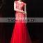 Prom Formal Evening Dress A-line V-neck Floor-length Satin Party dress P040
