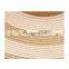 Stylish Lady Stripe Paper Wide Brim Floopy Summer Women Supreme Hats