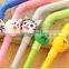 Korean students stationery supplies Cute cartoon sucker gel pen writing pen black ink creative