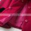 purple cape sleeve wool worsted winter coat two piece set coat wholesale oem odm