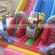 Funny giant inflatable car bouncer slide,Inflatable jumping obstacle with slide,inflatable dry slide for kids and adults