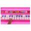 Plastic children pretend play toys dresser with piano set