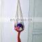 macrame plant hanger rope plant hangers rope 4 legs plant hanger at very best price