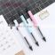 Korean New model advertising Creative school Stationery free samples High Quality Cartoon Cute plastic black ink gel pen