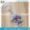 High end cute transparent custom printed acrylic keychain