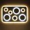 Modern LED Chandelier Lights Lamp 36w-108w dinning room/bedroom Acrylic+Metal Dimmable Pandent Hanging Chandeliers 220v