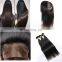 wholesale hair weave distributors loose wave Ear to Ear Lace Frontal Closure with bundles brazilian hair