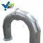 abrasive materials ceramic lined bend pipe stainless steel pipe