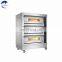 Widely used hotel bakery equipment unique 2 deck 4 trays bakery pizza oven for bread