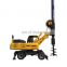 hydraulic piling rotary rig drilling equipment small digging machine