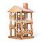 Pet cat toy big corrugated paper house climbing frame for cat jumping