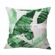Custom Digital printing leaves design sofa car seat cushion cover for home chair decoration