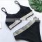 China supplier high waist bikinis woman swimwear swimsuit 2pc set girls swimwear