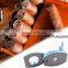 HQ Titanium  foldable  metal cigar punch with stainless steel blade
