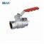 Brass compression fitting ball valve