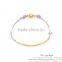 New design leather braid bio magnetic bracelet wholesale