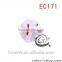 Top Quality Fashion round custom printed beads EC171(DIY)