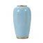 Blue Gild Retro Light Luxury Ceramic Plant Vase Decor Art For Bedroom Office Hotel