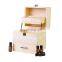 simple style 3 layers practical wood essential oil storage box with dividers