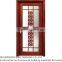 Solid Wood Glass Single Door Design