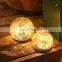 Solar LED Simulated Cracked Ground Plug Light Waterproof Outdoor Garden Lights