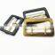 Rectangle metal coat brown black with pin resin belt buckles