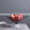 Wholesale colour luxury fruit bowl glass candy chocolate plate home decor