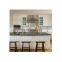 Modular wood kitchen cabinet with drawers handel
