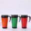 Custom Printed 420ml Plastic Coffee Mugs with Paper Insert