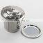 Hot Selling Stainless Steel Tea Infuser With Lid, Drip Tray And Scoop
