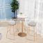 Outdoor bistro high bar table metal bar table and chair