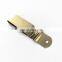 Hot selling OEM service manufactured nickel plated spring steel flat metal waist clip fastenings spring steel holster belt clip