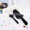 Disposable Birthday 10 Plates 10 Forks Cake Knife Set Black Knife and Fork Paper Plate Tableware Set Cake Party Supplies