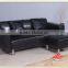Elegant Leather Corner Sofa With Stool